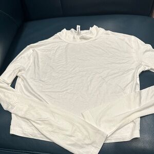 Elegant Cream Long Sleeve Top